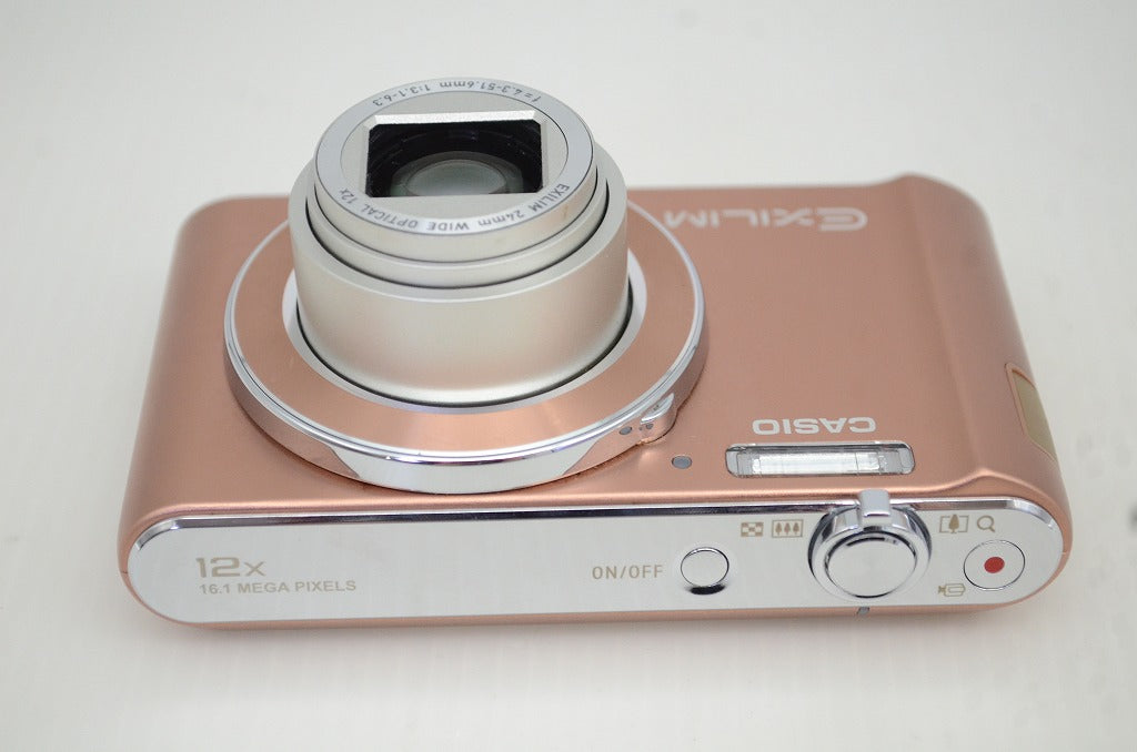 美品 CASIO カシオ EXILIM EX-ZS180 コンパクトデジタルカメラ ピンクゴールド 251106i