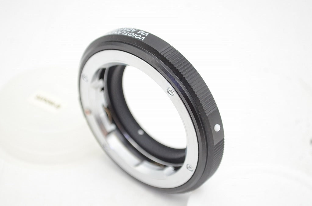 美品 Voigtlander フォクトレンダー VM E-Mount Adapter マウントアダプター ブラック 元箱付 250904s