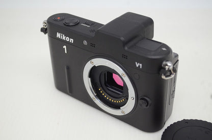 美品 Nikon ニコン 1 V1 ボディ ミラーレス一眼カメラ ブラック 251104x