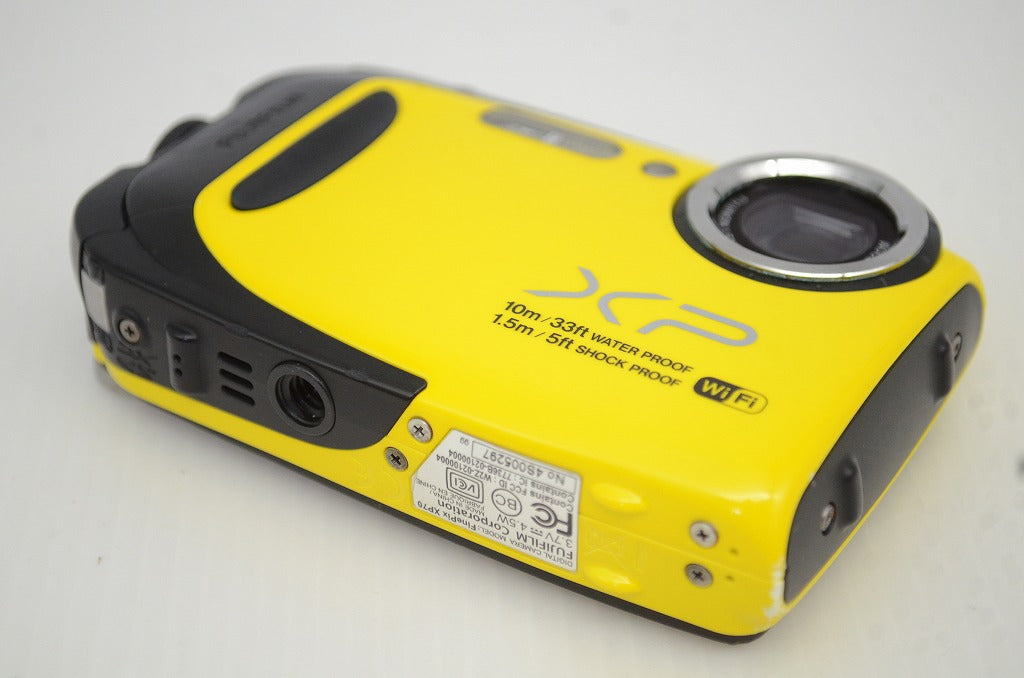 FUJIFILM フジフィルム FinePix XP70 コンパクトデジタルカメラ イエロー 251105p