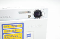 良品 SONY ソニー Cyber-shot DSC-T10 コンパクトデジタルカメラ ホワイト 250205h