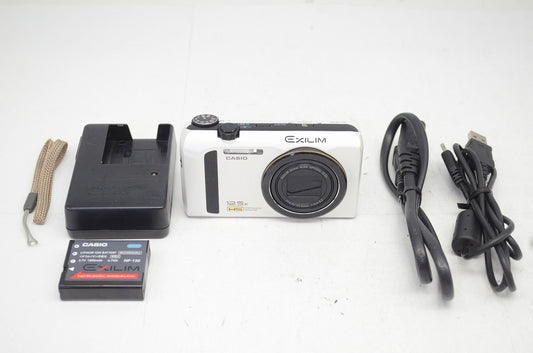 CASIO カシオ EXILIM EX-ZR100 コンパクトデジタルカメラ ホワイト 250905h