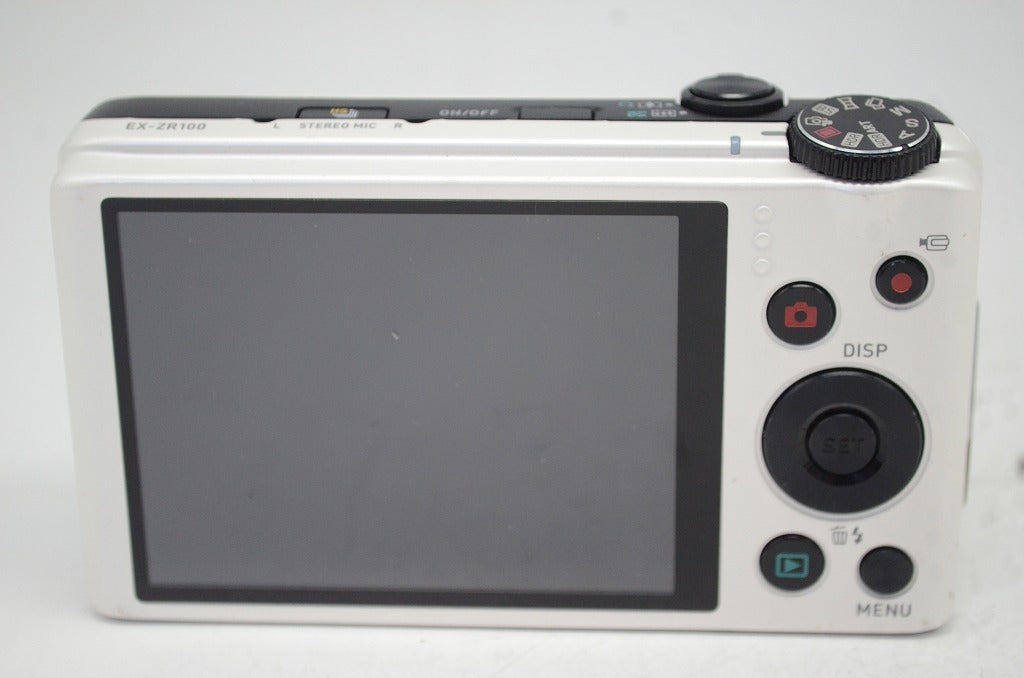 CASIO カシオ EXILIM EX-ZR100 コンパクトデジタルカメラ ホワイト 250905h