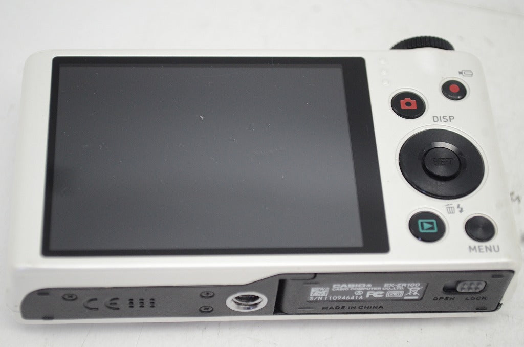 CASIO カシオ EXILIM EX-ZR100 コンパクトデジタルカメラ ホワイト 250905h