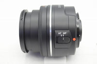 美品 SONY ソニー 85mm F2.8 SAM SAL85F28 MINOLTA αマウント 単焦点レンズ フード付 250213o