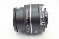 美品 SONY ソニー 85mm F2.8 SAM SAL85F28 MINOLTA αマウント 単焦点レンズ フード付 250213o