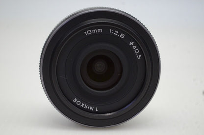美品 Nikon ニコン 1 NIKKOR 10mm F2.8 単焦点レンズ 251104y
