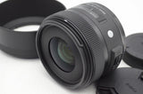 美品 SIGMA シグマ Art 30mm F1.4 DC HSM Nikon ニコン Fマウント APS-C 単焦点レンズ 元箱付 250212j