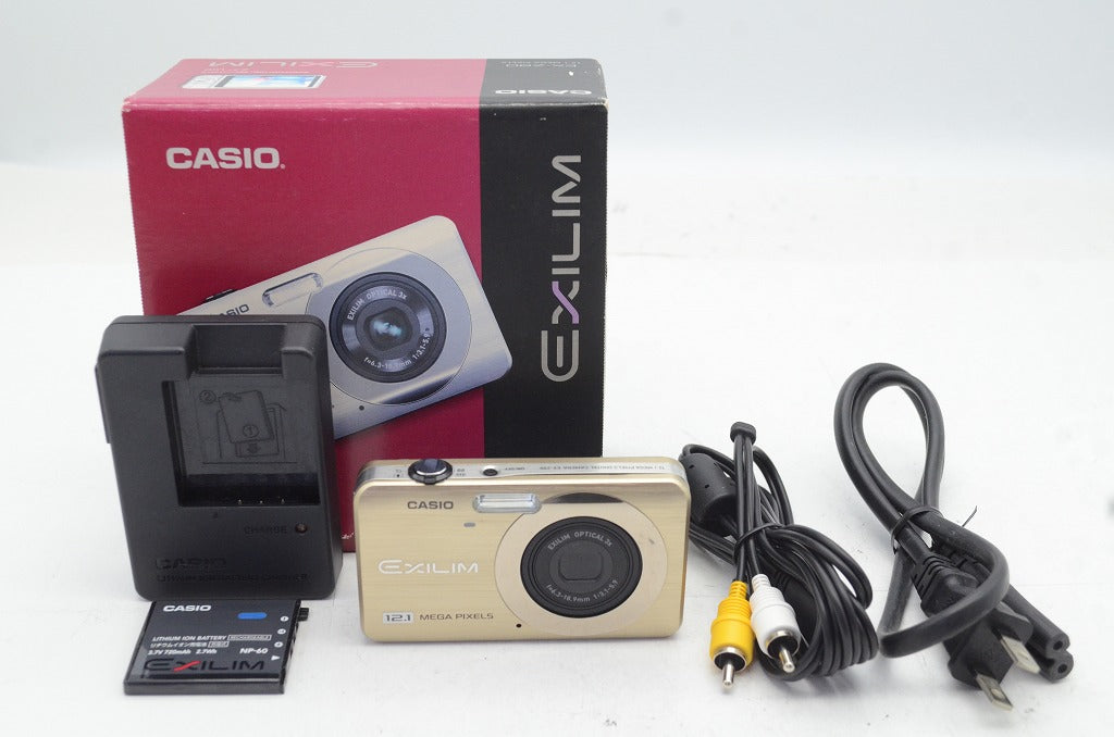 CASIO カシオ EXILIM EX-Z90 コンパクトデジタルカメラ ゴールド 元箱付 250905p