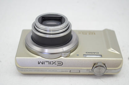 美品 CASIO カシオ EXILIM EX-ZS150 コンパクトデジタルカメラ ゴールド 元箱付 250905g