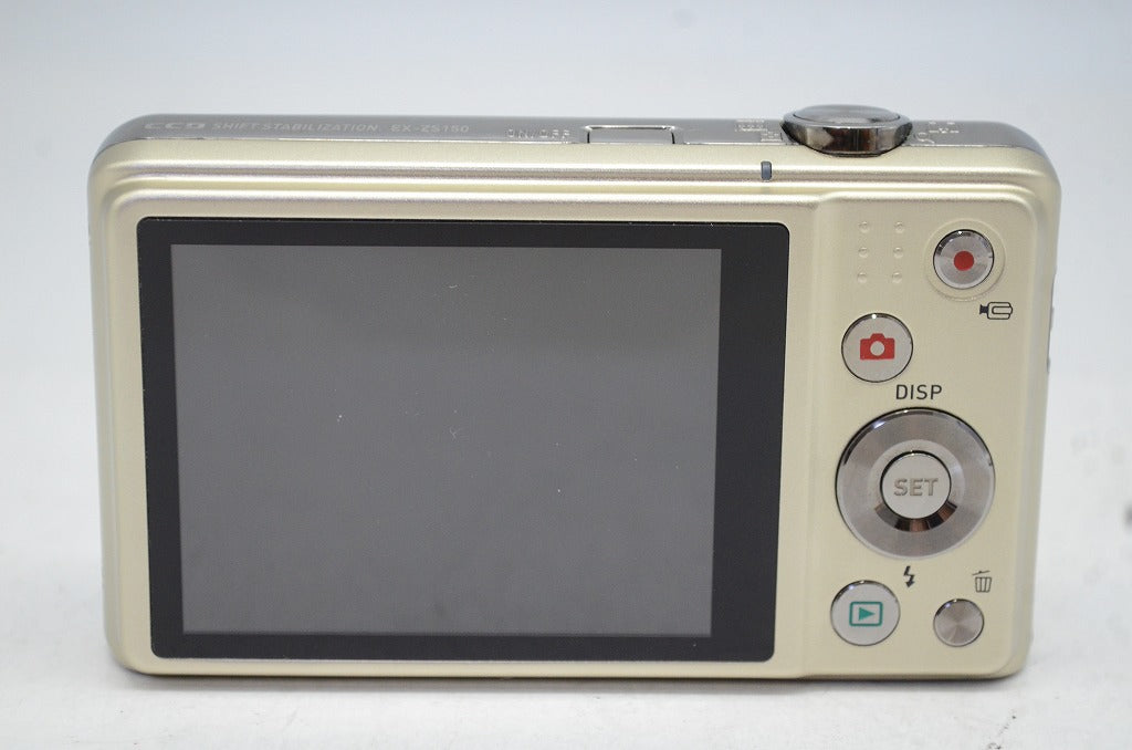 美品 CASIO カシオ EXILIM EX-ZS150 コンパクトデジタルカメラ ゴールド 元箱付 250905g