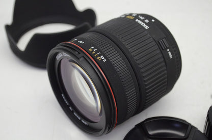 SIGMA シグマ AF 18-200mm F3.5-6.3 DC Nikon ニコン Fマウント APS-C ズームレンズ フード付 250905t