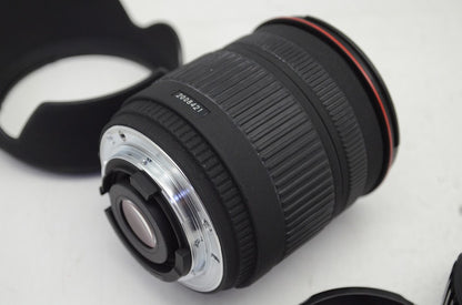 SIGMA シグマ AF 18-200mm F3.5-6.3 DC Nikon ニコン Fマウント APS-C ズームレンズ フード付 250905t
