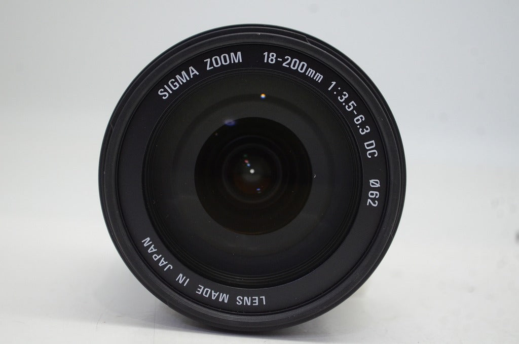 SIGMA シグマ AF 18-200mm F3.5-6.3 DC Nikon ニコン Fマウント APS-C ズームレンズ フード付 250905t