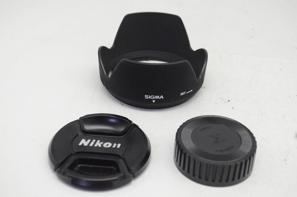 SIGMA シグマ AF 18-200mm F3.5-6.3 DC Nikon ニコン Fマウント APS-C ズームレンズ フード付 250905t