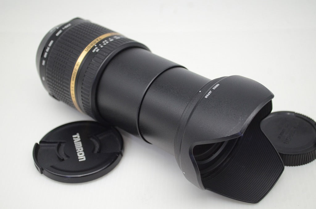 良品 TAMRON AF 18-270mm F3.5-6.3 Di II VC LD Aspherical IF MACRO B003 Nikon Fマウント APS-C フード付 251112z