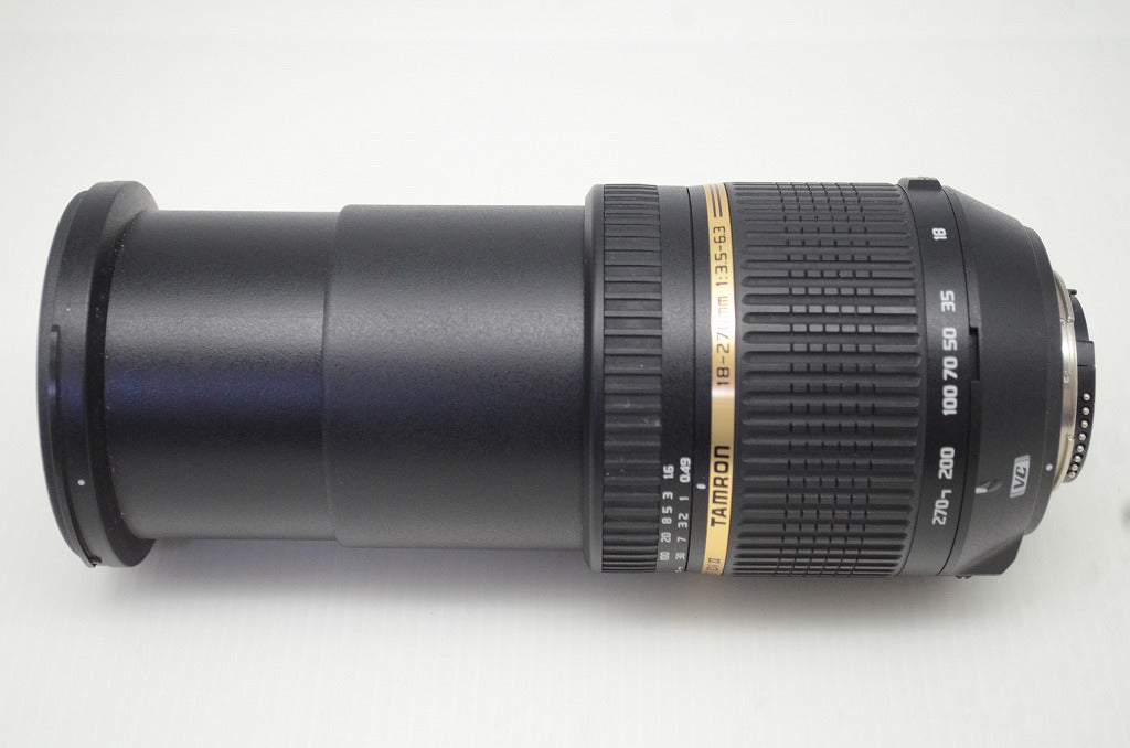 良品 TAMRON AF 18-270mm F3.5-6.3 Di II VC LD Aspherical IF MACRO B003 Nikon Fマウント APS-C フード付 251112z