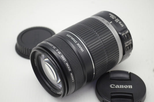 Canon キヤノン EF-S 55-250mm F4-5.6 IS APS-C ズームレンズ 251113e