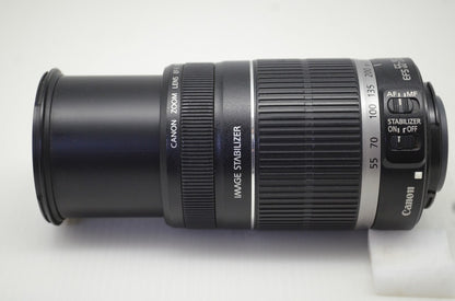 Canon キヤノン EF-S 55-250mm F4-5.6 IS APS-C ズームレンズ 251113e