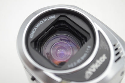 良品 JVC ケンウッド Everio GZ-MS237 デジタルビデオカメラ シルバー 元箱付 250904i