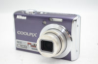 良品 Nikon ニコン COOLPIX S620 コンパクトデジタルカメラ グロスパープル 元箱付 250216c