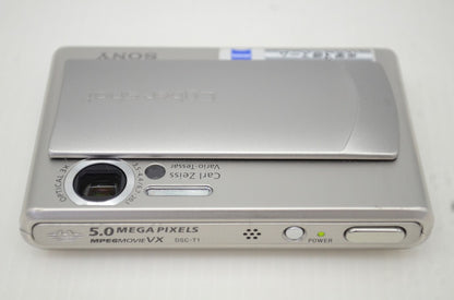 美品 SONY ソニー Cyber-shot DSC-T1 コンパクトデジタルカメラ シルバー 251110w