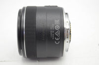 美品 Canon キヤノン EF 24mm F2.8 IS USM フルサイズ 単焦点レンズ フード付 250217r