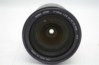 美品 SIGMA 17-50mm F2.8 EX DC OS HSM Canon EFマウント APS-C ズームレンズ フード付 250217ac