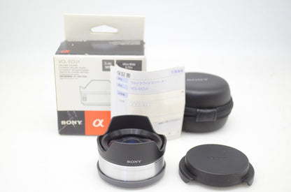 美品 SONY ソニー VCL-ECU1 Eマウント用 ウルトラワイドコンバーター 元箱付 251113s