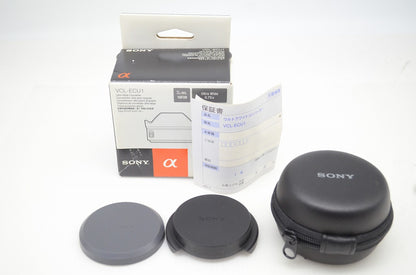 美品 SONY ソニー VCL-ECU1 Eマウント用 ウルトラワイドコンバーター 元箱付 251113s