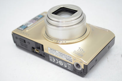 Nikon ニコン COOLPIX S8100 コンパクトデジタルカメラ ゴールド 250903d