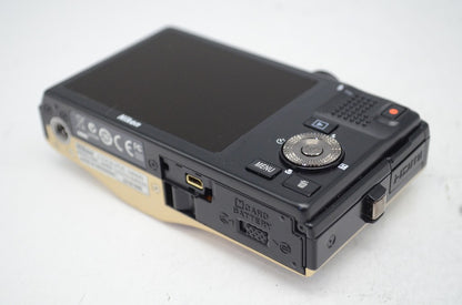 Nikon ニコン COOLPIX S8100 コンパクトデジタルカメラ ゴールド 250903d