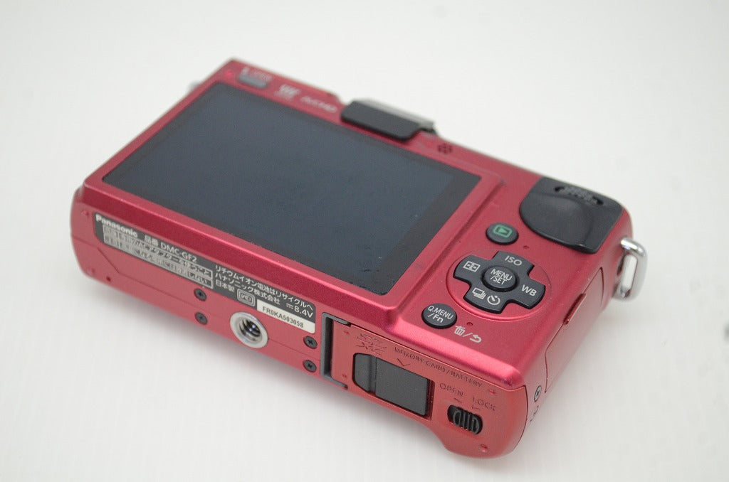 Panasonic パナソニック LUMIX DMC-GF2 ボディ ミラーレス一眼カメラ レッド 251028c