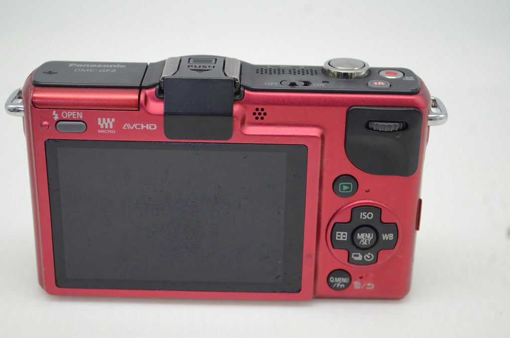 Panasonic パナソニック LUMIX DMC-GF2 ボディ ミラーレス一眼カメラ レッド 251028c