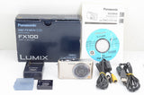 良品 Panasonic パナソニック LUMIX DMC-FX100 コンパクトデジタルカメラ ゴールド 元箱付 240316q