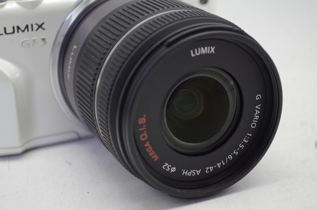 良品 Panasonic DMC-GF3 + 14-42mm F3.5-5.6 H-FS014042 レンズキット ミラーレス 元箱付 250910b
