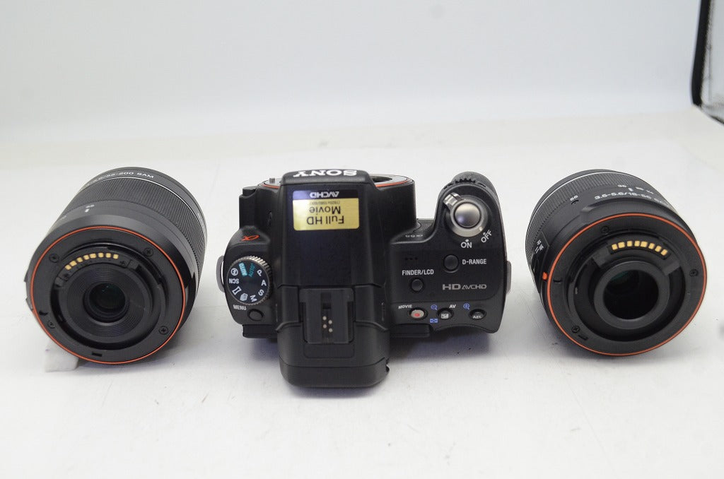 良品 SONY ソニー α55 SLT-A55VY ダブルズームレンズキット デジタル一眼レフカメラ 250910a