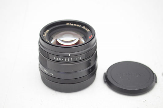 レア 美品 CONTAX コンタックス Carl Zeiss Planar T* 45mm F2 G用 単焦点レンズ ブラック 250911b