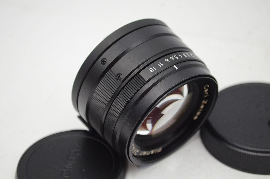 レア 美品 CONTAX コンタックス Carl Zeiss Planar T* 45mm F2 G用 単焦点レンズ ブラック 250911b