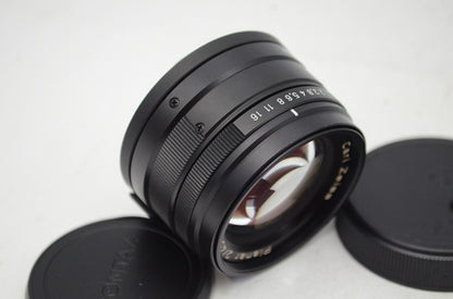 レア 美品 CONTAX コンタックス Carl Zeiss Planar T* 45mm F2 G用 単焦点レンズ ブラック 250911b