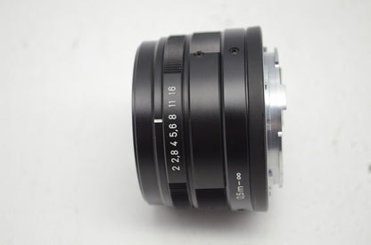 レア 美品 CONTAX コンタックス Carl Zeiss Planar T* 45mm F2 G用 単焦点レンズ ブラック 250911b