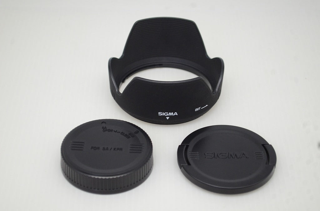 良品 SIGMA シグマ 18-200mm F3.5-6.3 DC PENTAX ペンタックス Kマウント APS-C ズームレンズ フード付 251110i