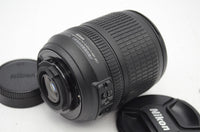 美品 Nikon ニコン AF-S DX NIKKOR 18-105mm F3.5-5.6G ED VR APS-C ズームレンズ フード付 250220d