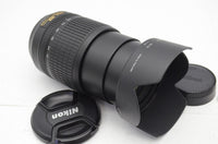 美品 Nikon ニコン AF-S DX NIKKOR 18-105mm F3.5-5.6G ED VR APS-C ズームレンズ フード付 250220d