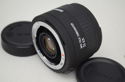 美品 SIGMA シグマ APO TELE CONVERTER 2X EX テレコンバーター Nikon ニコン Fマウント ケース付 251110c