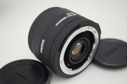 美品 SIGMA シグマ APO TELE CONVERTER 2X EX テレコンバーター Nikon ニコン Fマウント ケース付 251110c
