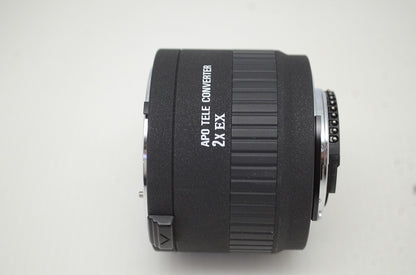 美品 SIGMA シグマ APO TELE CONVERTER 2X EX テレコンバーター Nikon ニコン Fマウント ケース付 251110c