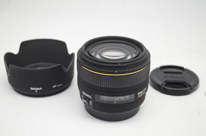 訳あり品 SIGMA シグマ 30mm F1.4 EX DC HSM Canon EFマウント 単焦点レンズ フード付 250911n