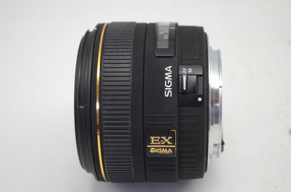 訳あり品 SIGMA シグマ 30mm F1.4 EX DC HSM Canon EFマウント 単焦点レンズ フード付 250911n