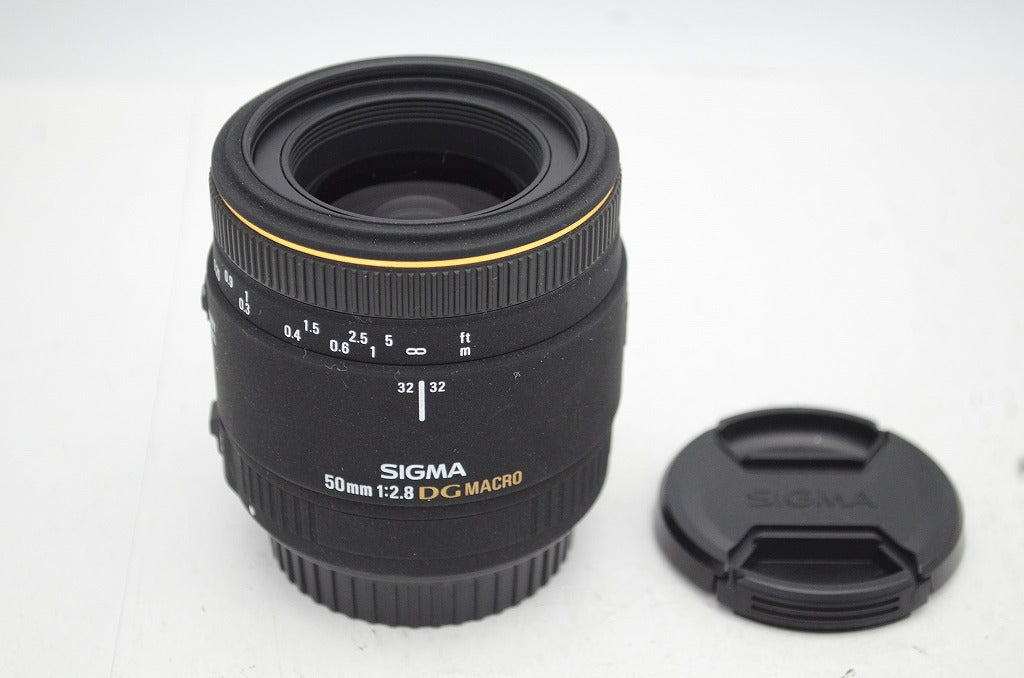 良品 SIGMA シグマ 50mm F2.8 EX DG MACRO Canon キヤノン EFマウント 単焦点レンズ 250911m